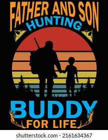 Father and son hunting buddy for life