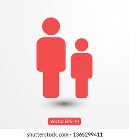 Father and son icon