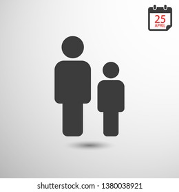 Father and son icon