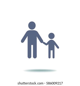 Father and son icon