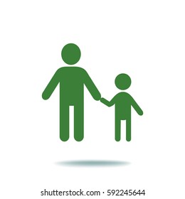Father and son icon