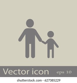 Father and son icon