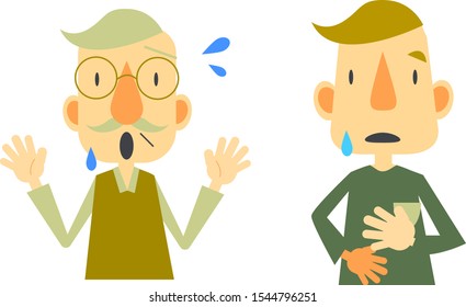 father and son, mental illness