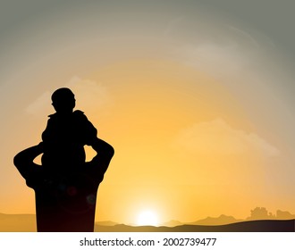 Father and son playing in the park at sunset time. People having fun in the field. Family friendly and summer vacation concept
