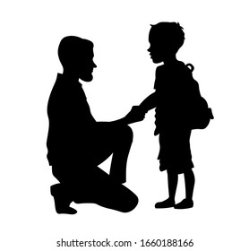 Download Father Son Silhouette Vector Images, Stock Photos ...
