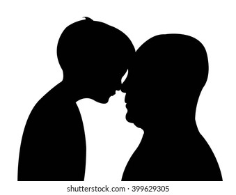 father and son together