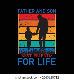 FATHER AND SON T-SHIRT DESIGN