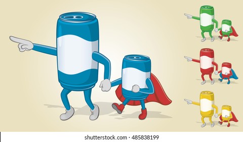Father and Super Son Can