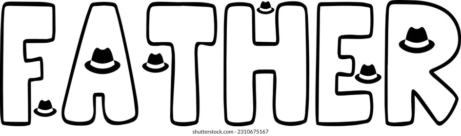 Father SVG - Dad Design