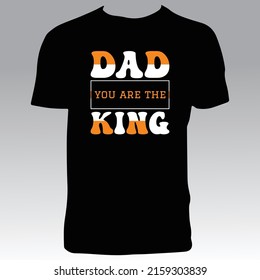 Father T Shirt Design And Vector Illustration. 