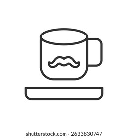 Father tea cup Icon Sign Symbol