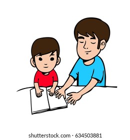 19,559 Dad teaching son Images, Stock Photos & Vectors | Shutterstock