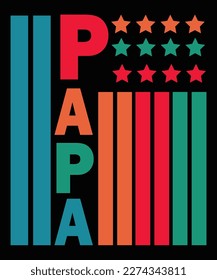 A father t-shirt design could feature a variety of elements depending on the intended message or style. 