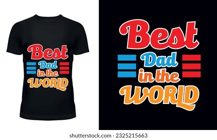Father typography T shirt Design