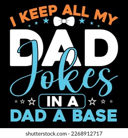 Father typography t shirt vector