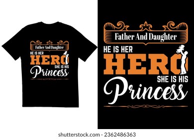 Father typography t-shirt design, Dad t-shirt design, Father's Day t-shirt design