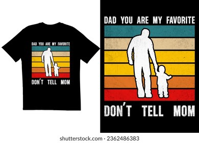 Father typography t-shirt design, Dad t-shirt design, Father's Day t-shirt design, Vintage Typography t-shirt design