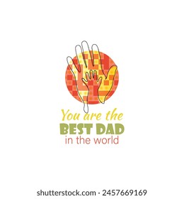 father vector art tshirt design