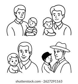  pais e bebê, dia especial dos pais