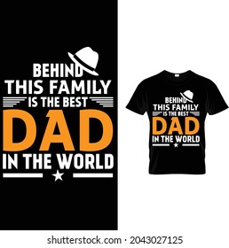 Fathers, Dad, Papa graphics vector t shirt Design