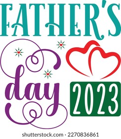 Father's day 2023 svg design