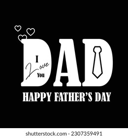 Father's Day 2023 Vector Typography.
