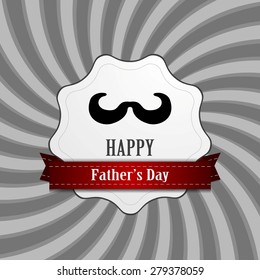 Father's Day abstract retro vintage background. Vector design illustration