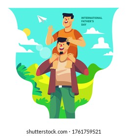 Father's Day. ... In addition to all that Father is the backbone, backrest, and protector in a household. In some European and middle-eastern countries, international men's Day or International men's 