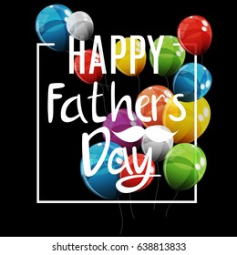 Fathers Day Background. Best Dad Vector Illustration EPS10