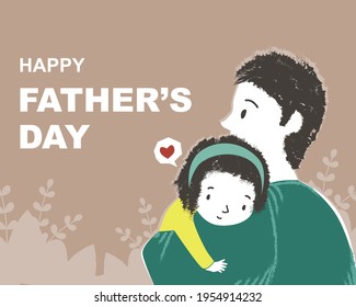 Father's Day background with copy space
