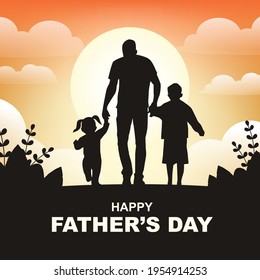 Father's Day background with copy space