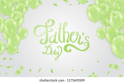 father's day background, Happy Day Typography for greeting card, festive poster etc. Hand lettering illustration on white background