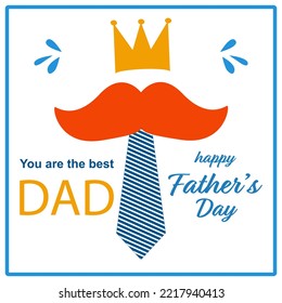 Father's day background, poster, card  