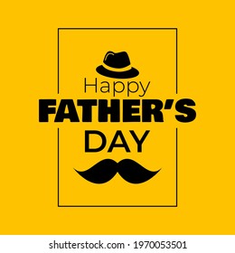 Father`s Day Background.  Poster, flyer, greeting card, header for website. Vector Illustration EPS10