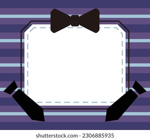 father's day background, tie icon with free space for text. Template for banner, poster, social media, web, greeting card.
