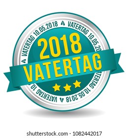 Father's Day Badge - German Translation: Vatertag Siegel