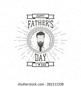 Fathers day badges logos and labels for any use, on a white background