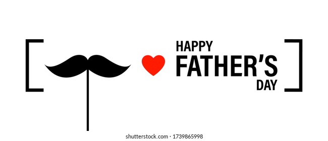 Father's day banner. Father day celebration illustration wallpaper design. Father's day abstract postcard. Vector isolated illustration. EPS 10