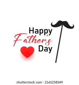 Father's Day banner template.Greetings for Father's Day. Background for love dad.