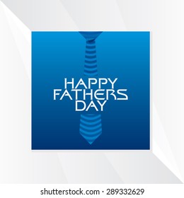 fathers day blue background vector illustration