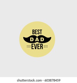 Father's day brochures in vintage style, vector illustrator