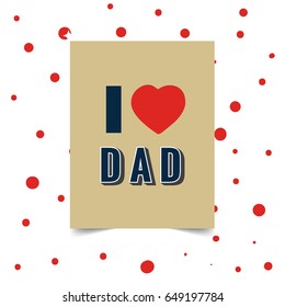 Father's day brochures in vintage style and greeting card typography flyer template with lettering. Poster, card, label, banner design set. Vector illustration