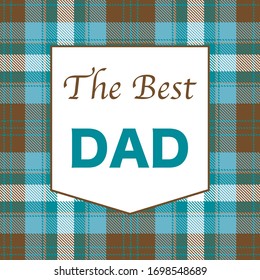 Father's day card Best dad