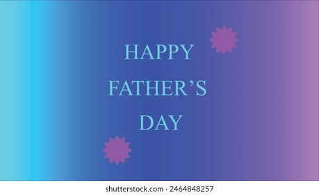  Father's Day card Continuous line style. Continuous One line drawing of tie and lettering Happy Father's Day.