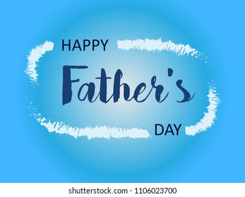 Father's Day Card Design. vector illustration.