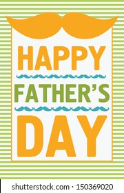 father's day card design. vector illustration