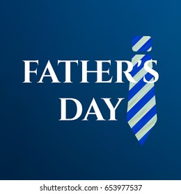 Father's Day card design vector