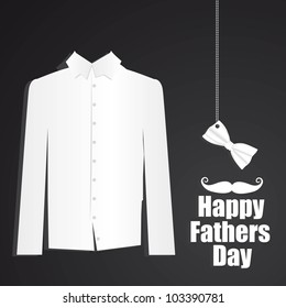 Father's Day card with formal attire with bow tie