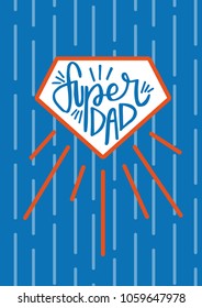 Father's day card. Funny Greeting card.