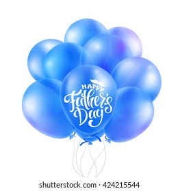Father's day card for the holiday, vector illustrations, lettering